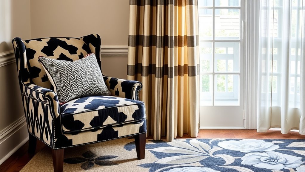 mixing pattern sizes harmoniously