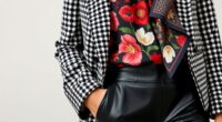 mixing prints and textures