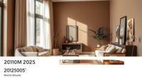 mocha mousse in interiors