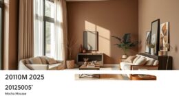 mocha mousse in interiors