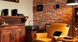 modern tech in classic home