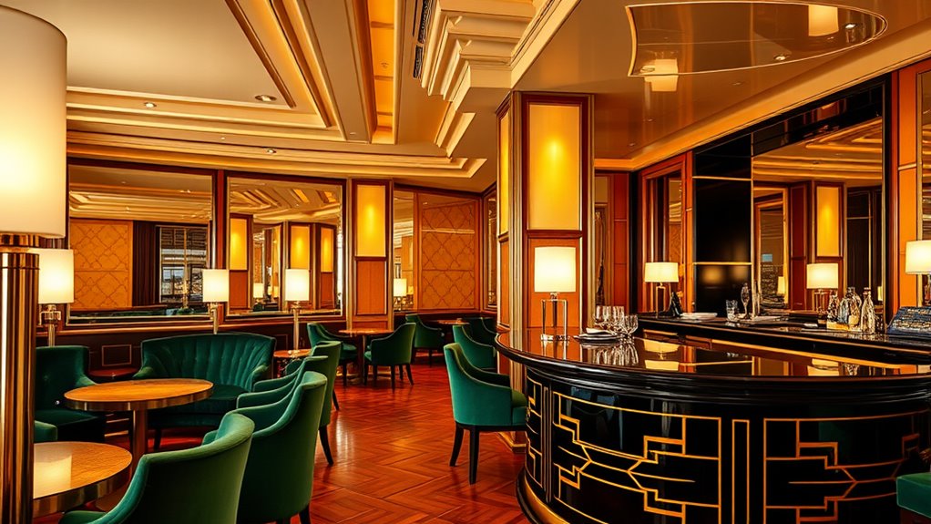 modern vintage art deco fusion