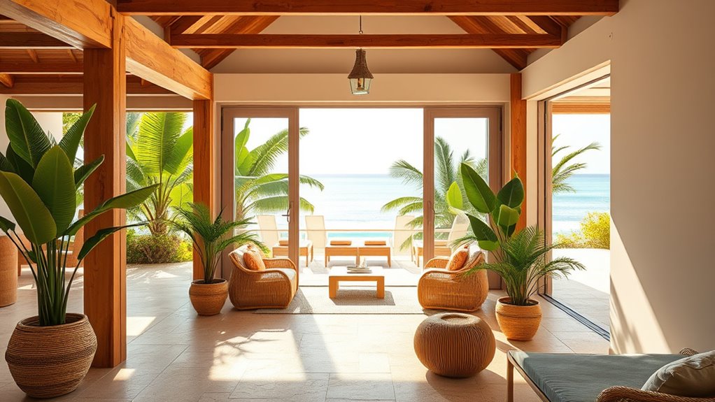 natural vibrant tropical palette