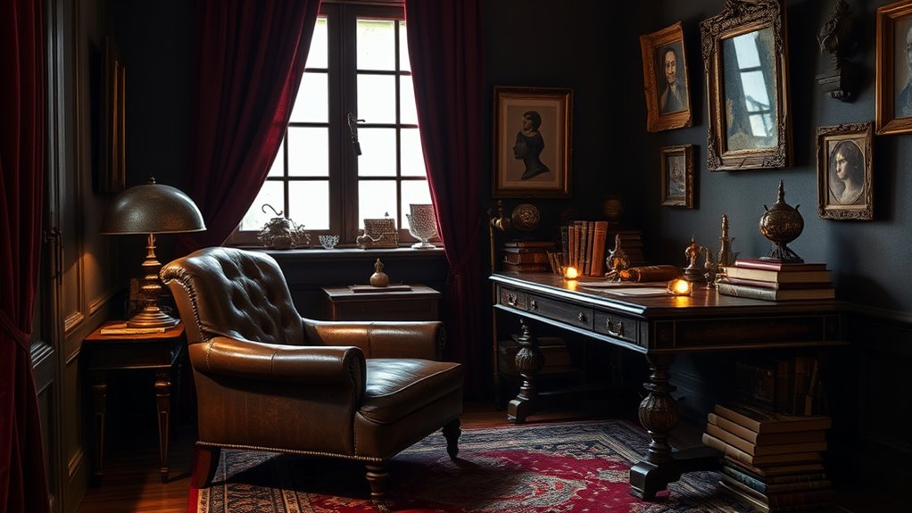 old world scholarly elegance