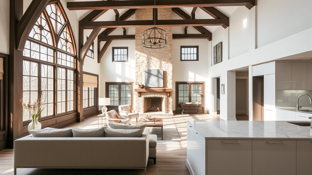 open bright inviting spaces