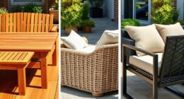 outdoor furniture material comparison