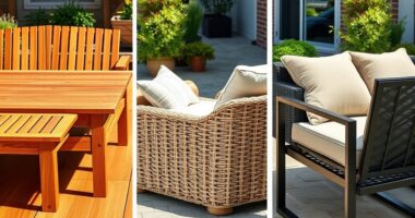 outdoor furniture material comparison