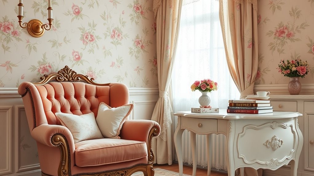 pastel and jewel accents