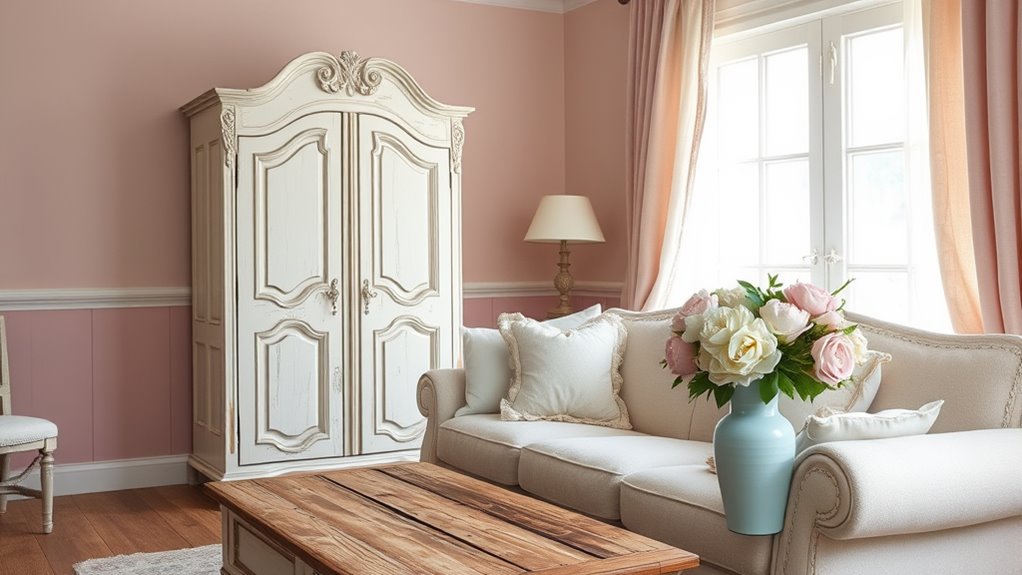 pastel hues with bold accents