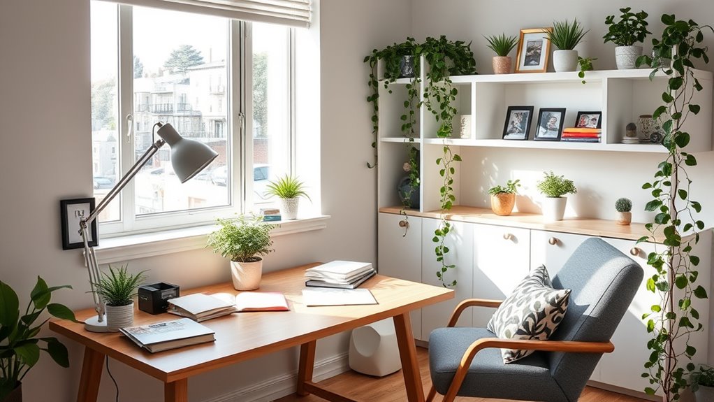 personalized greenery enhances workspace