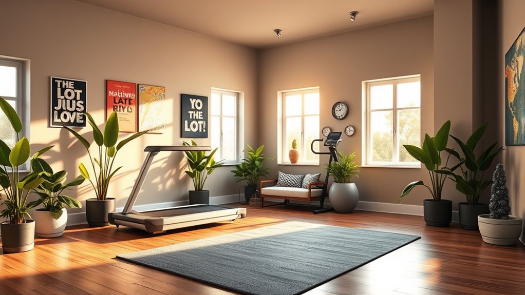 personalized motivational home gym