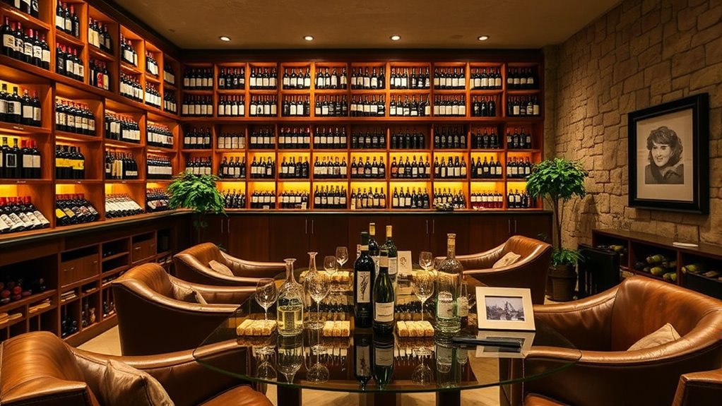 personalized wine cellar decor