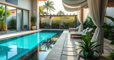 pool patio landscape design