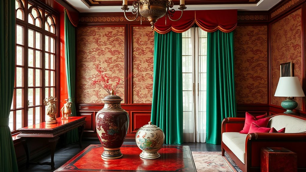 porcelain and silk textures