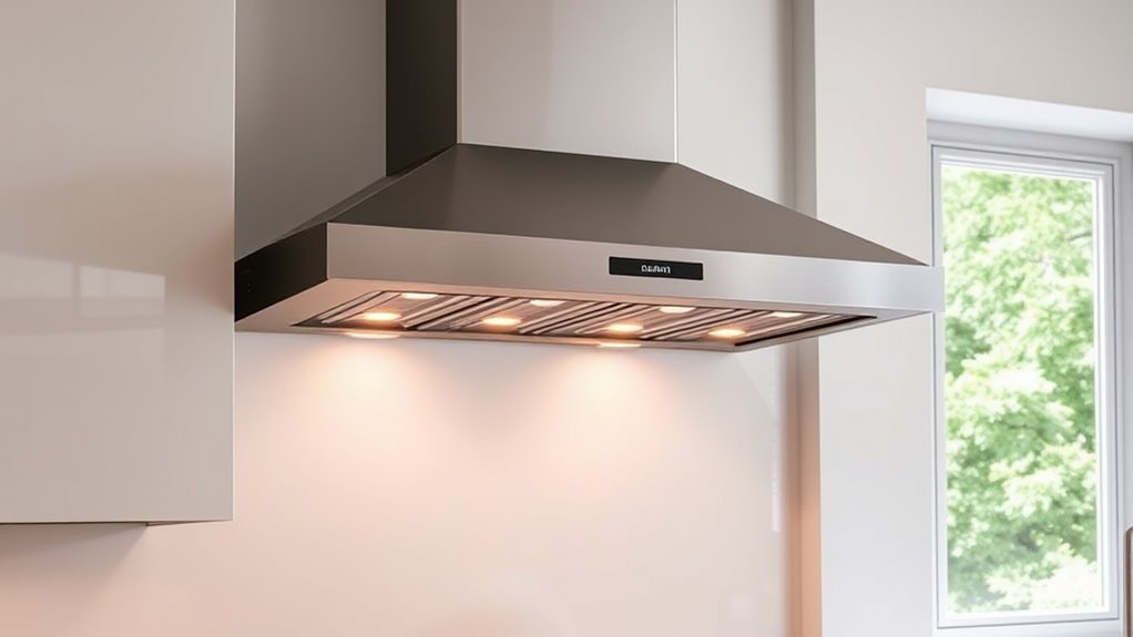 quiet efficient kitchen ventilation
