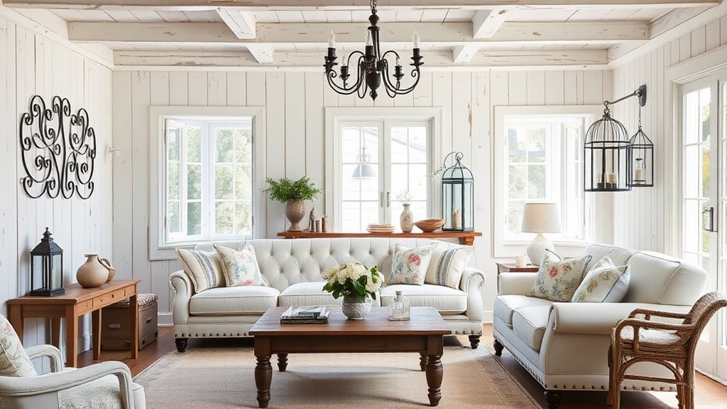 rustic decor with art