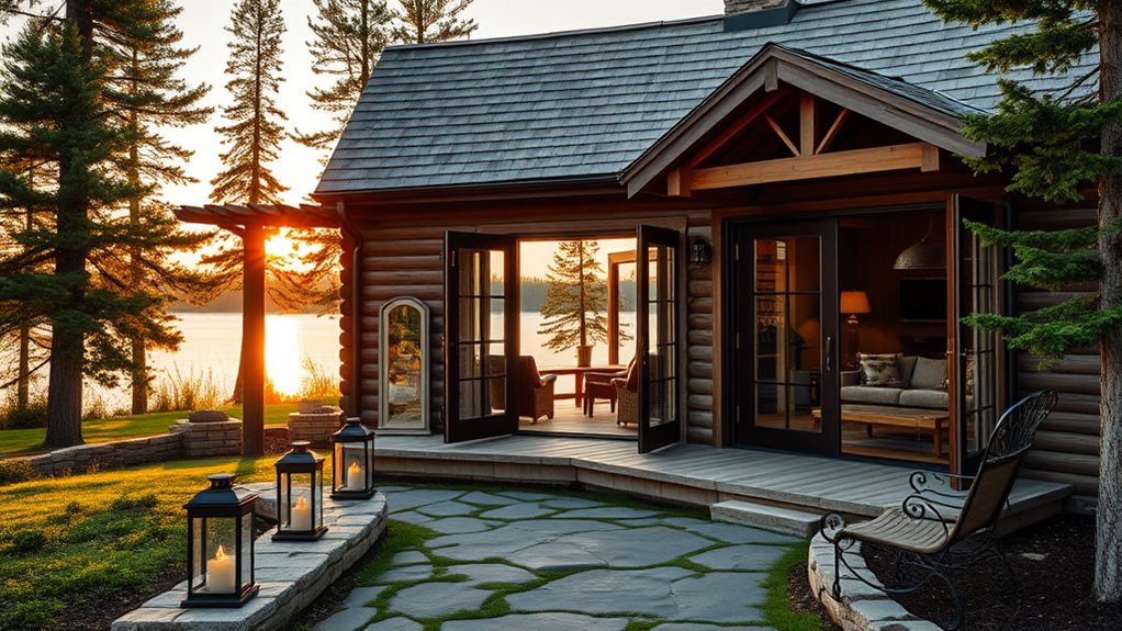 rustic modern harmonious decorative fusion