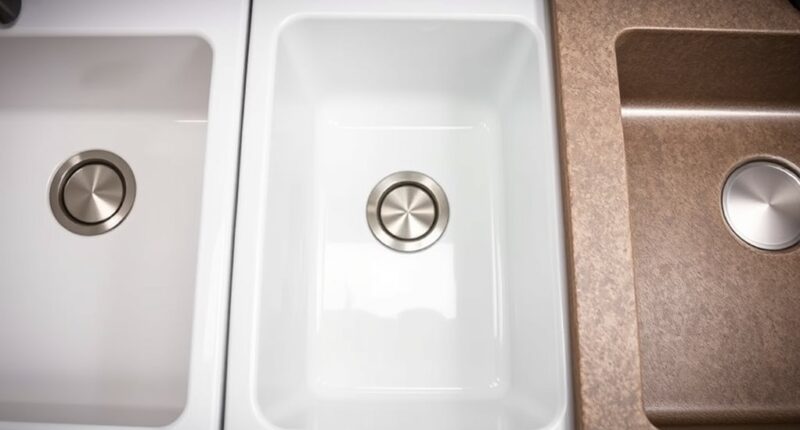 sink material comparisons
