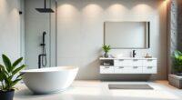 spa inspired modern bathroom