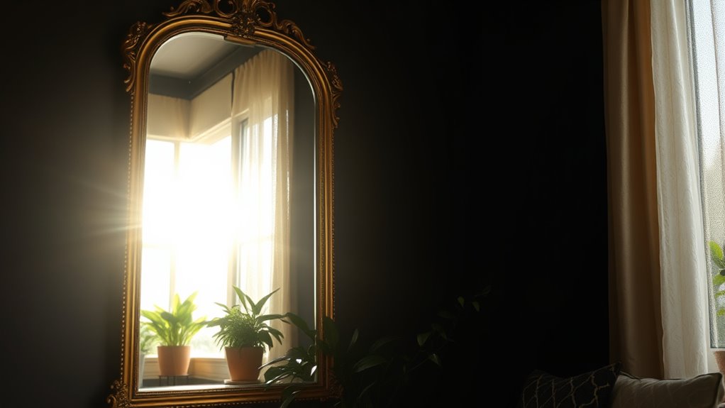 strategic mirror placement brightens