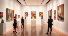 stylish art collection showcasing