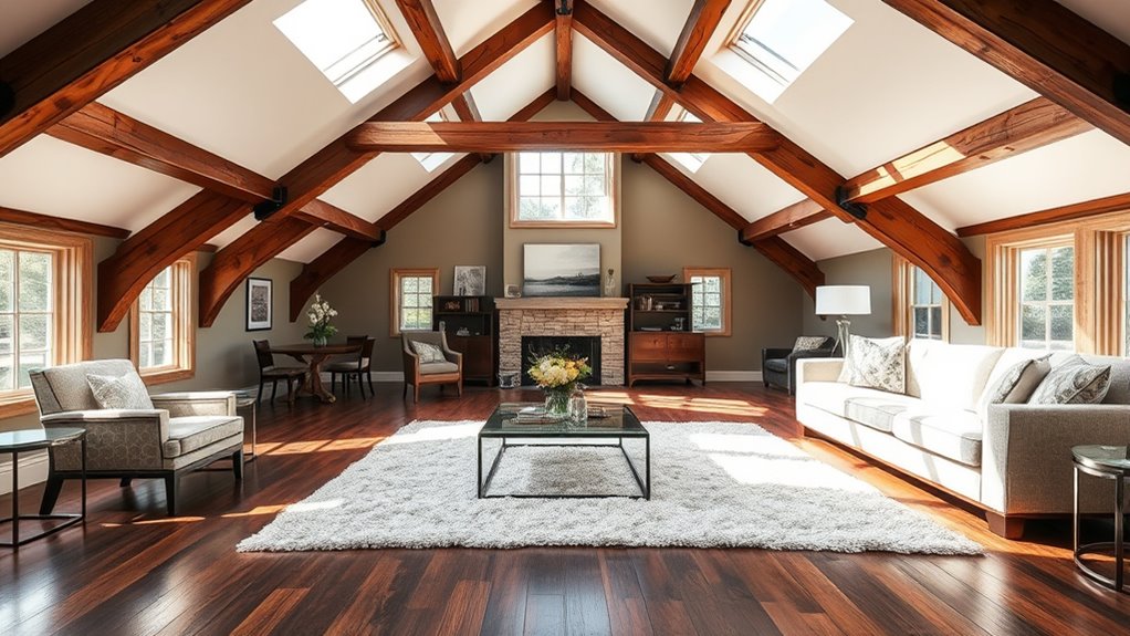 stylish durable attic flooring