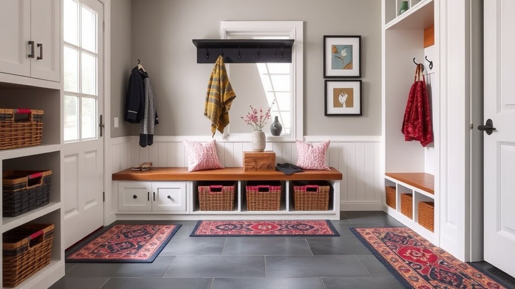 stylish personalized entryway decor