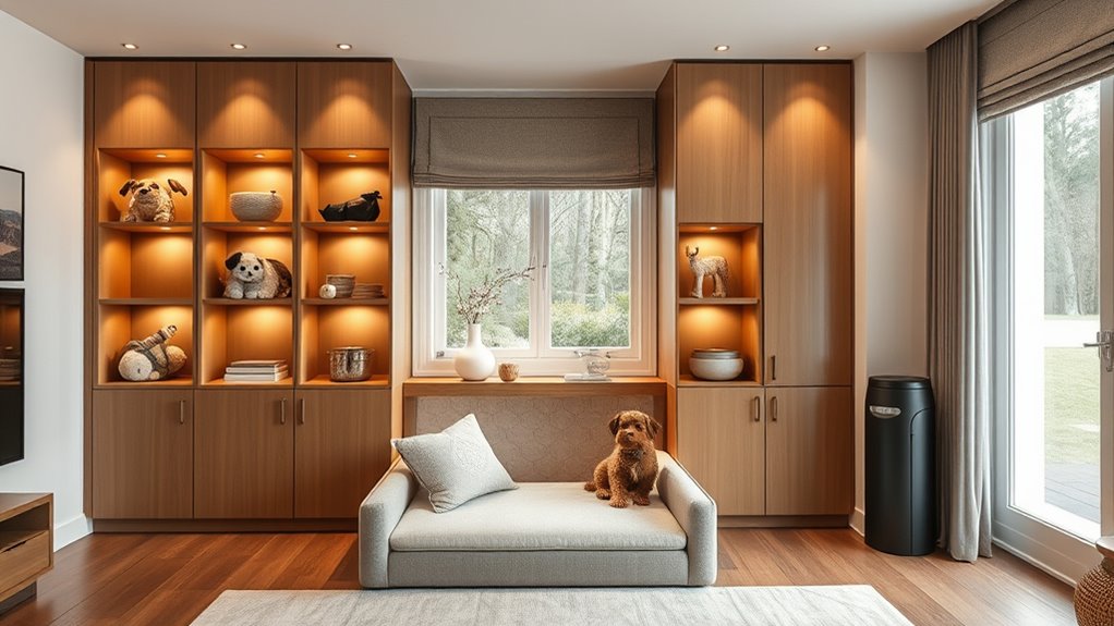 stylish pet storage solutions