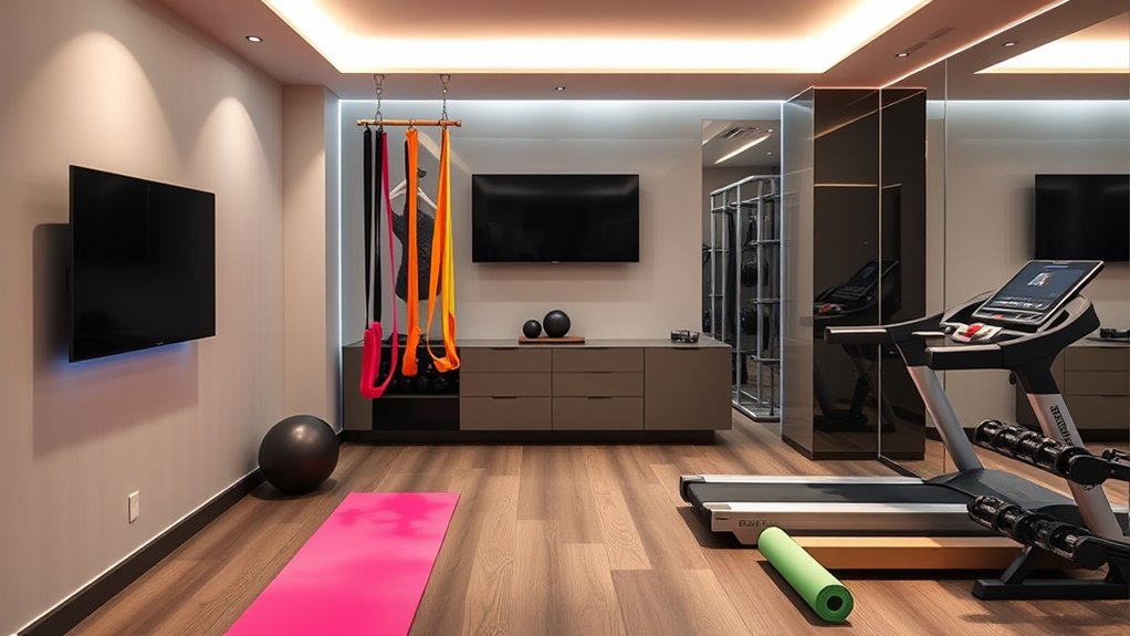 tech enabled versatile workout equipment