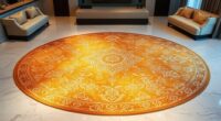 top metallic silk carpets