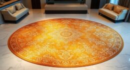 top metallic silk carpets