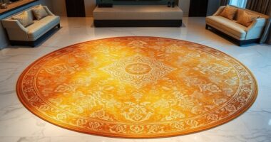 top metallic silk carpets