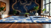 top metallic silk rug picks