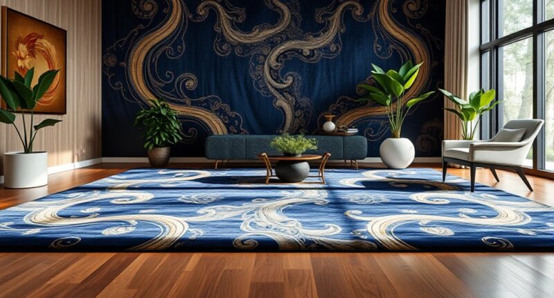 top metallic silk rug picks