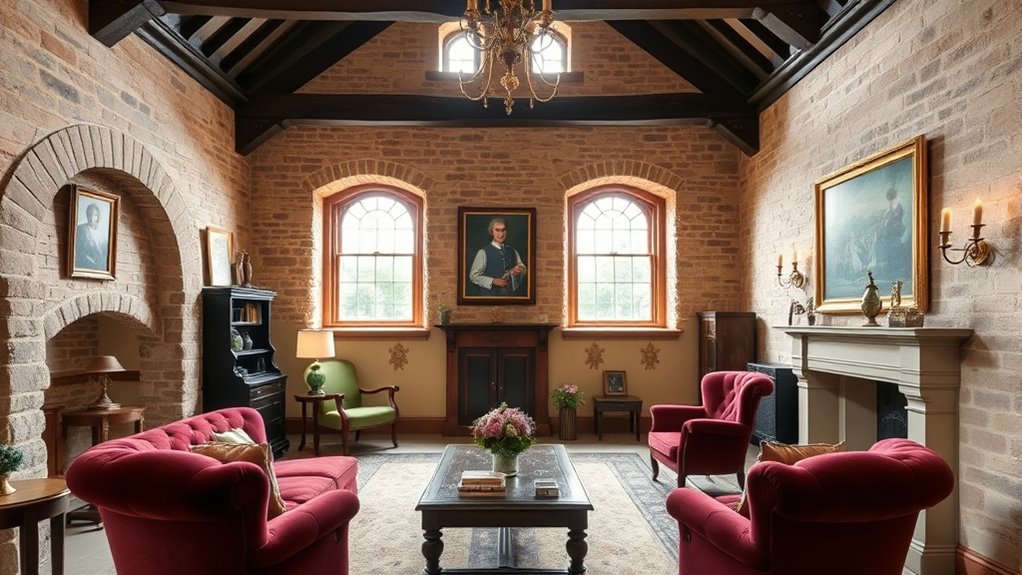 traditional color and material choices