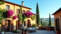 tuscan italian villa style