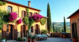 tuscan italian villa style