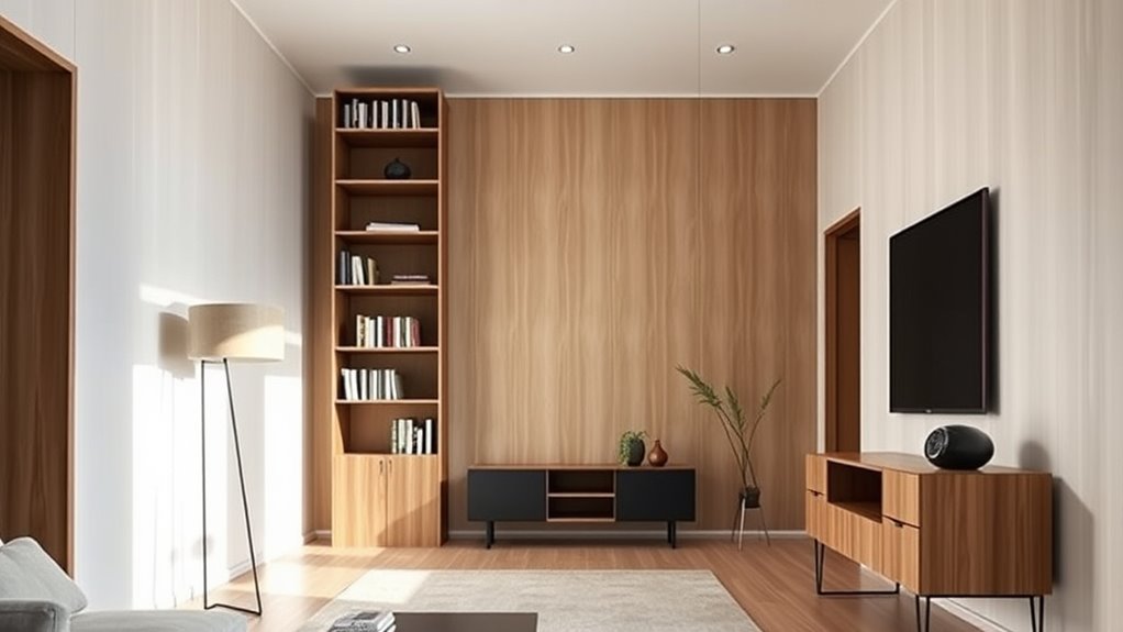 use tall slim furniture