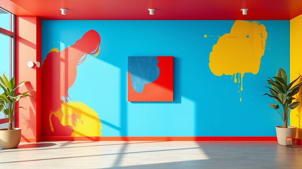 vibrant colors with accents