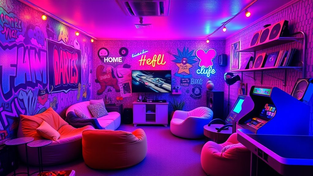 vibrant personalized hangout environment
