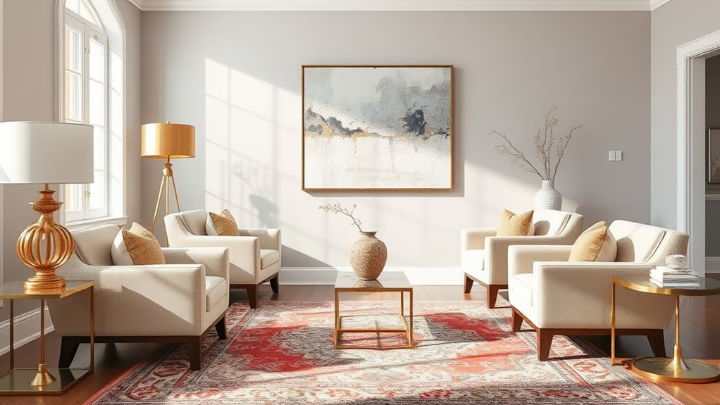 vintage accents create cohesion