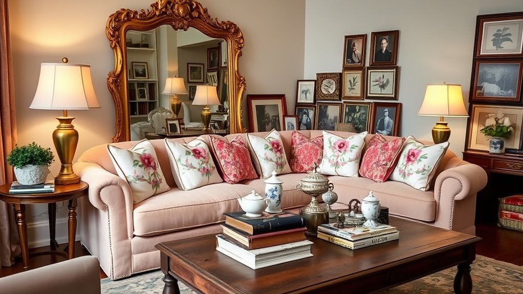 vintage accents personalize spaces