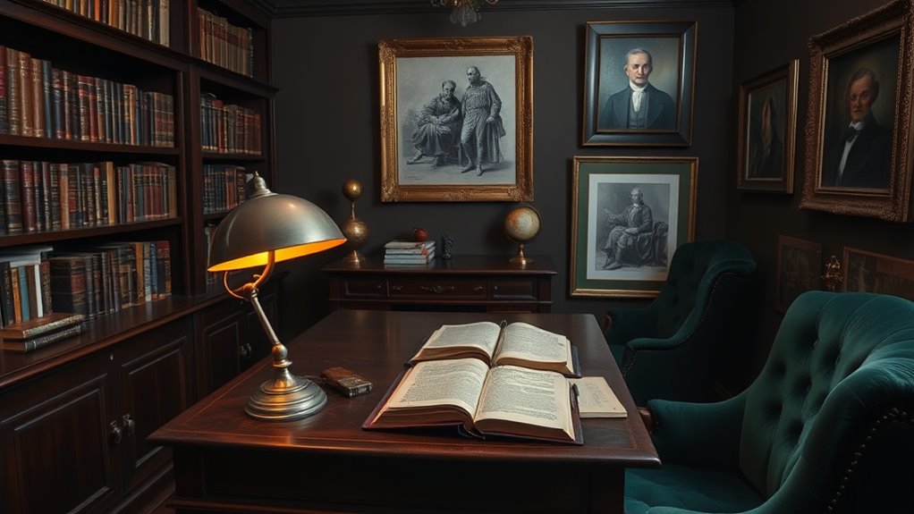 vintage books and classic art
