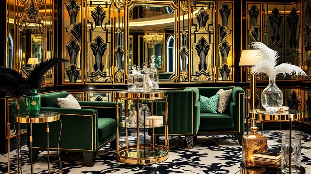 vintage glamour and art deco