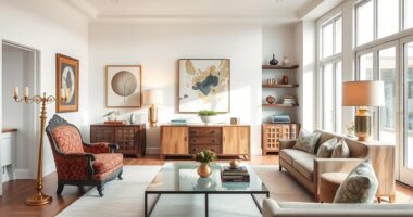 vintage touches in modern