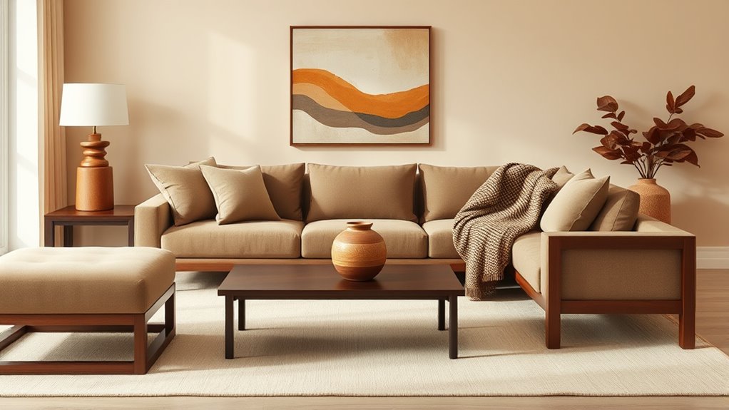 warm layered natural textures
