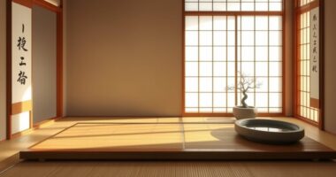 zen inspired minimalist tranquility
