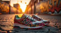 art inspired skate sneakers