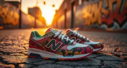 art inspired skate sneakers