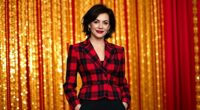 aubrey plaza s plaid fashion